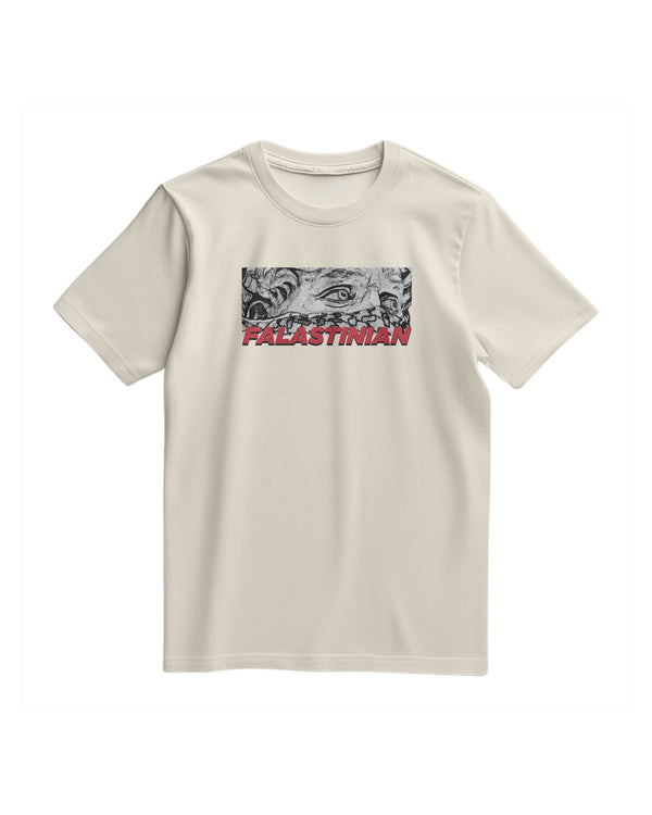 Unisex Short Sleeve Falastinian And Chained Eyes Printed T-Shirt S - 2Xl T300029