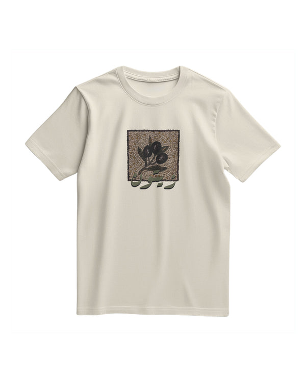 Unisex Short Sleeve Mosaic Palestine And Olive Branch Printed T-Shirt S - 2Xl T300028