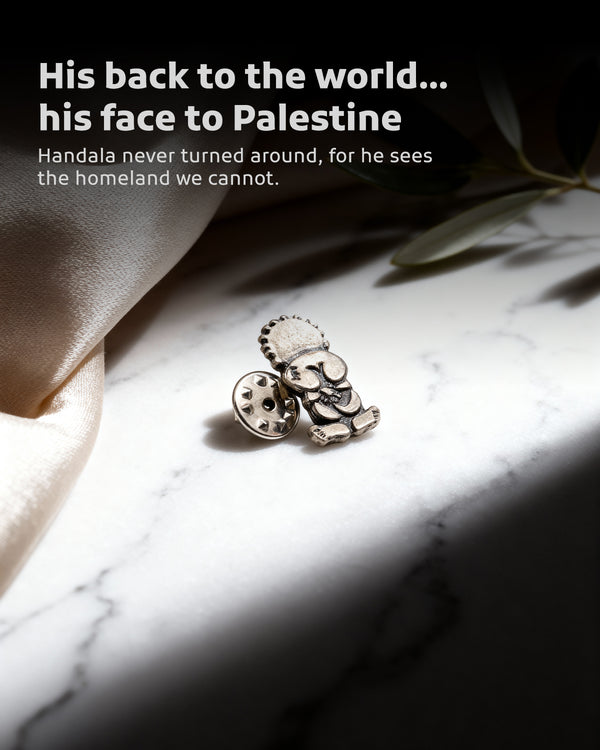 Palestine Enamel Pin "Handala"