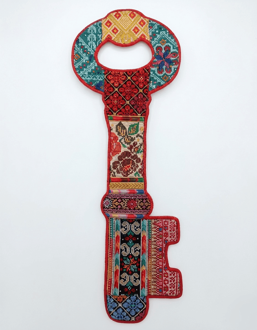 Palestine Key of Return Tatreez Wall Hanging – Palestine Wall Art ...