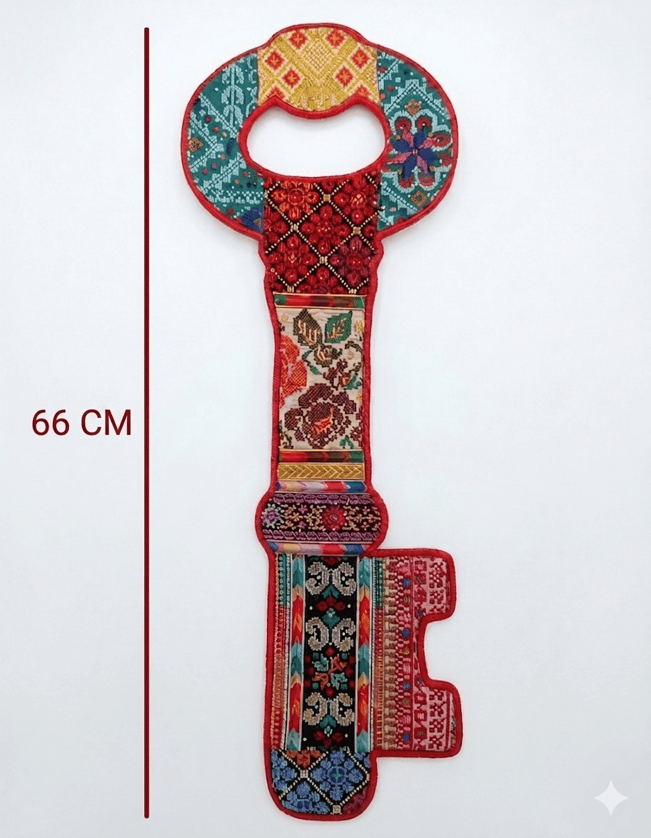 Palestine Key of Return Tatreez Wall Hanging – Palestine Wall Art ...