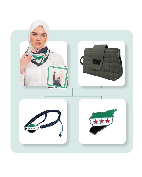 4-Piece Handbag And Syrian Accessories Set Se100002