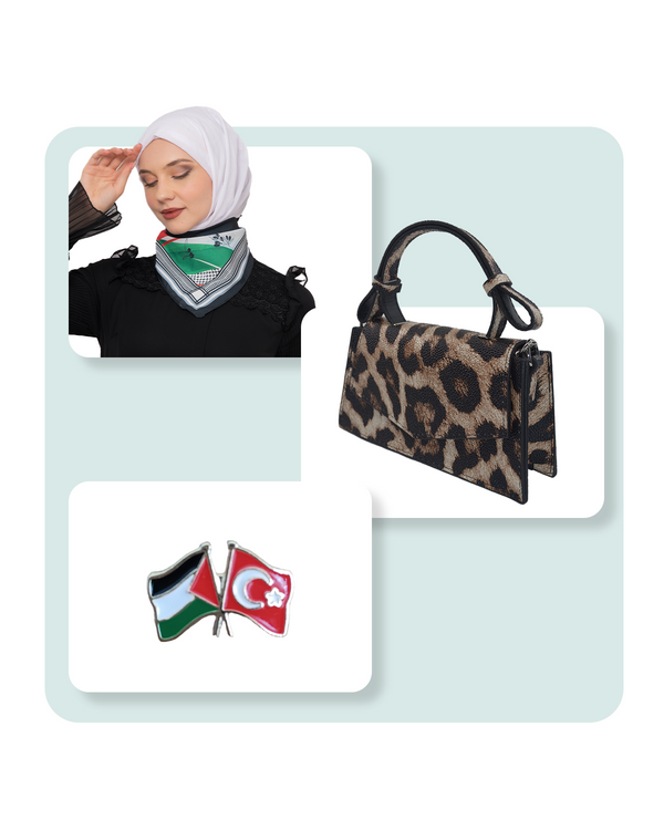 3 Pcs Handbags And Palestinian Accessories Se100003