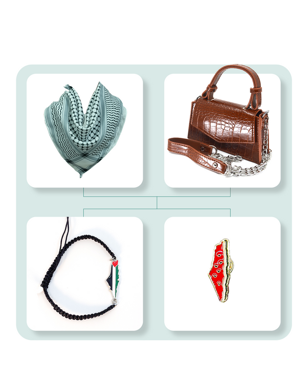 4 Pcs Handbags And Palestinian Accessories Se100005