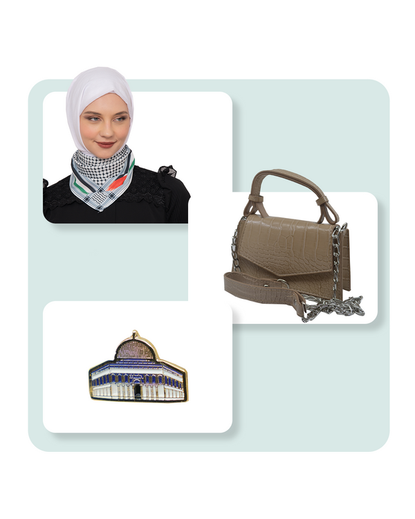 3 Pcs Handbags And Palestinian Accessories Se100008