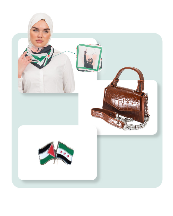 3-Piece Handbag And Syrian Accessories Set Se100009