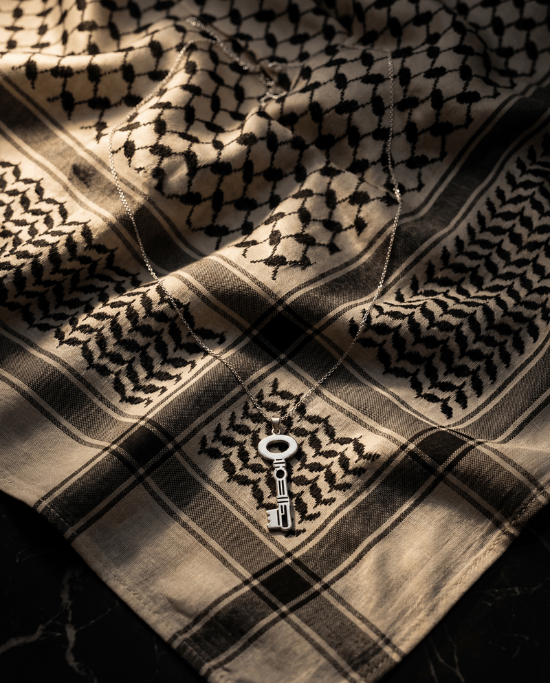 925 Silver Key of Return Necklace – Handmade Palestine | Zaytoon ...