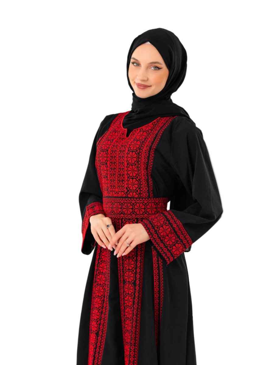 dishdasha dress Classic Palestinian Thobe Dress – Traditional Tatreez Embroidered