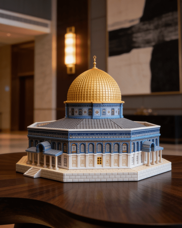 Dome of the Rock Illuminated Scale Model – Palestine Figurine | Zaytoon ...