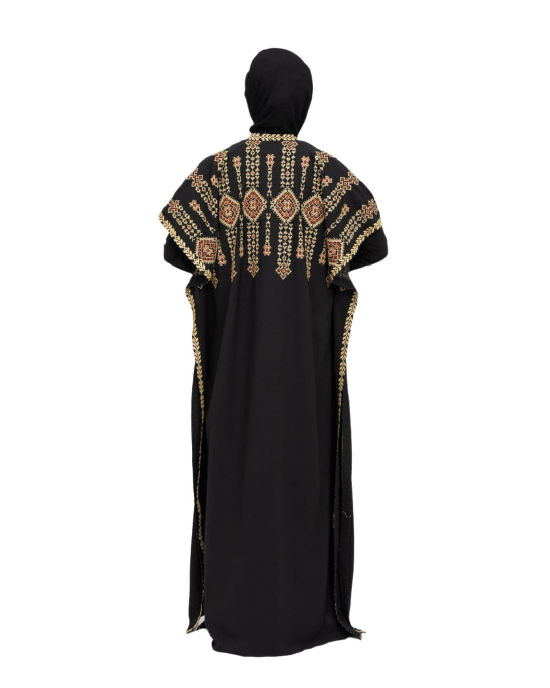 Zaytoon Gift Abaya Zaytoon® Double-Sided Palestinian Heritage Embroidery Royal Abaya