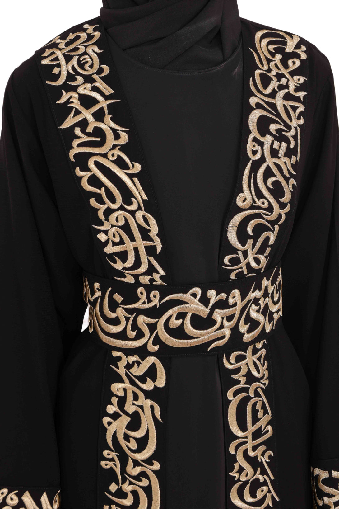 Zaytoon Gift Abaya Zaytoon® Palestinian Jordanian Tatreez Thobe Embroidered Arabic Abaya Eid Dress