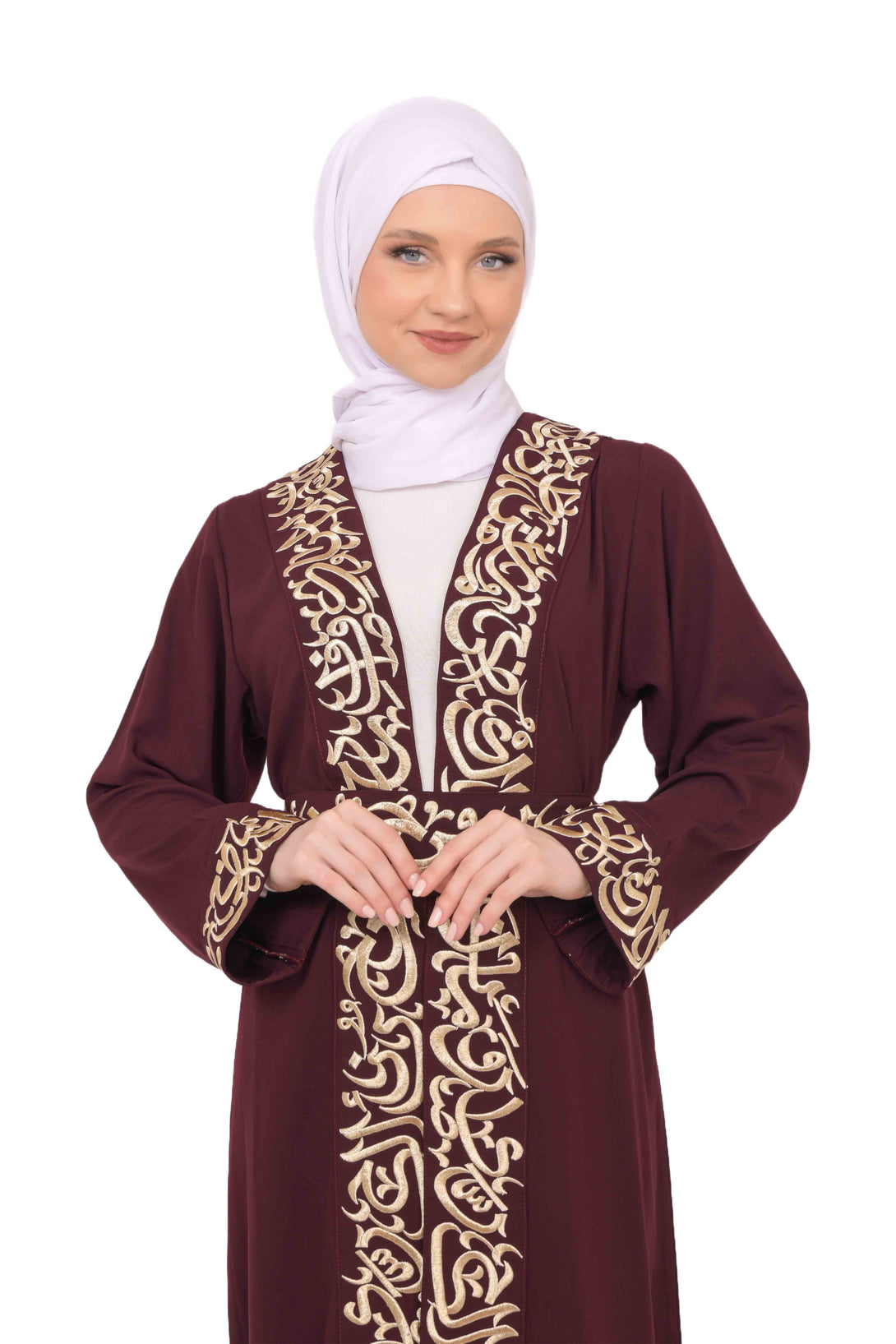 Zaytoon Gift Abaya Zaytoon® Palestinian Jordanian Tatreez Thobe Embroidered Arabic Abaya Eid Dress