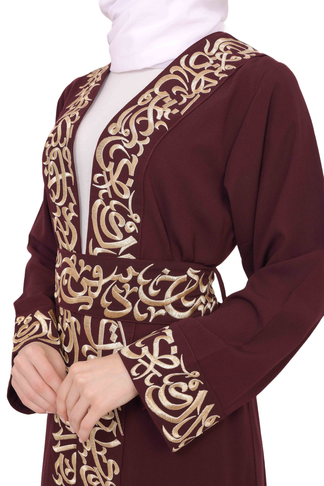 Zaytoon Gift Abaya Zaytoon® Palestinian Jordanian Tatreez Thobe Embroidered Arabic Abaya Eid Dress