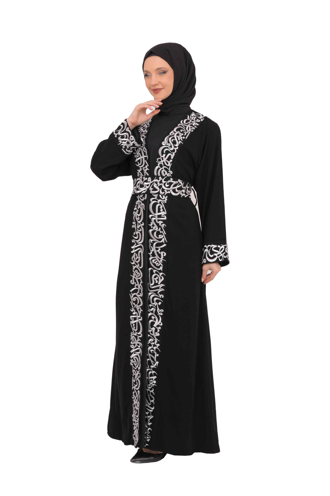 Zaytoon Gift Abaya Zaytoon® Palestinian Jordanian Tatreez Thobe Embroidered Arabic Abaya Eid Dress