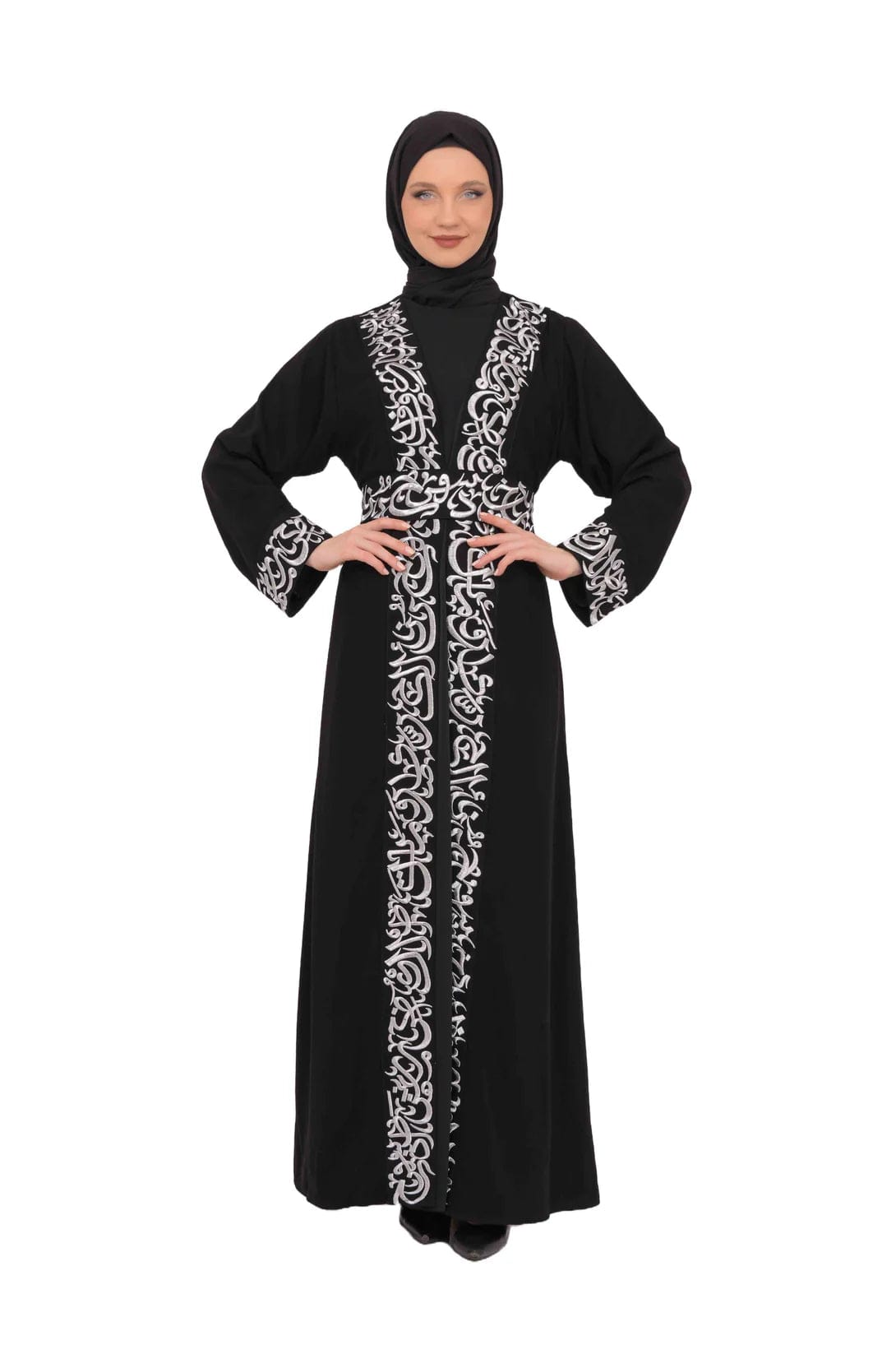 Zaytoon Gift Abaya Zaytoon® Palestinian Jordanian Tatreez Thobe Embroidered Arabic Abaya Eid Dress