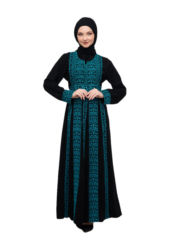 Zaytoon Gift Dress Blue / M Zaytoon® Palestine Special Heart Embroidered Traditional Women’s Dress