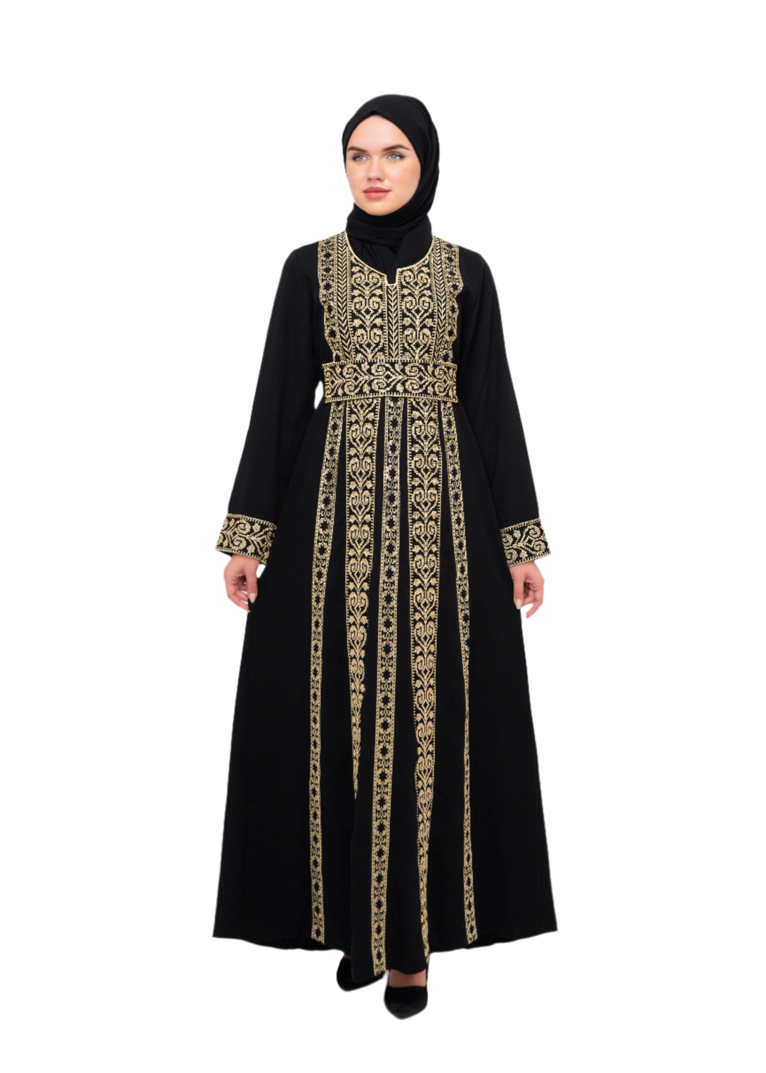 Zaytoon Gift Dress Gold / M Zaytoon® Palestine Special Heart Embroidered Traditional Women’s Dress