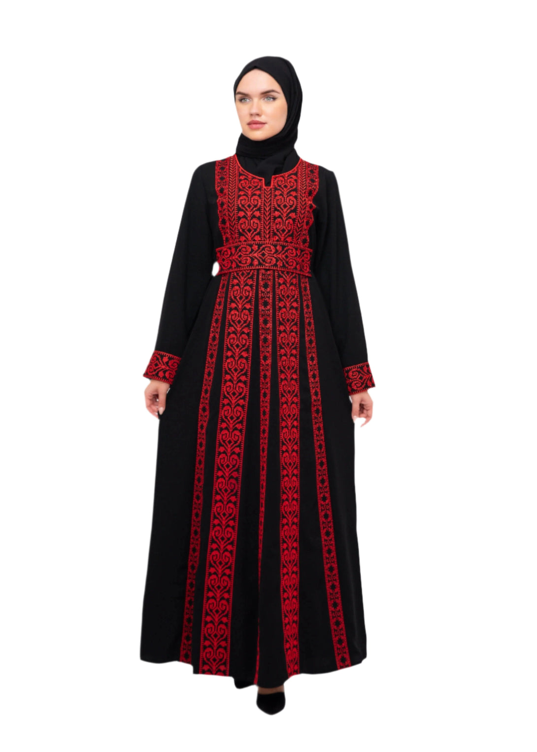 Zaytoon Gift Dress Red / M Zaytoon® Palestine Special Heart Embroidered Traditional Women’s Dress