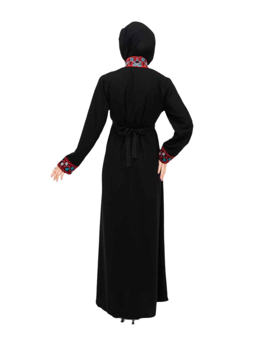 Zaytoon Gift Dress Zaytoon® Palestinian Peasant Dress With Single-Sided Floral Embroidery