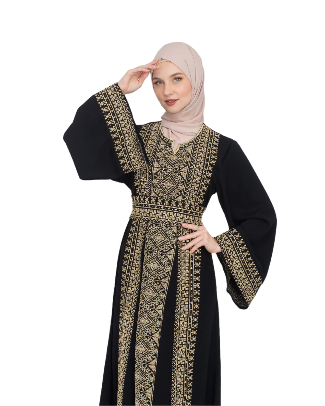 Zaytoon Gift Dress Zaytoon® Palestinian Traditional Palestinian Quadrangle Embroidered Streesli Women's Dress