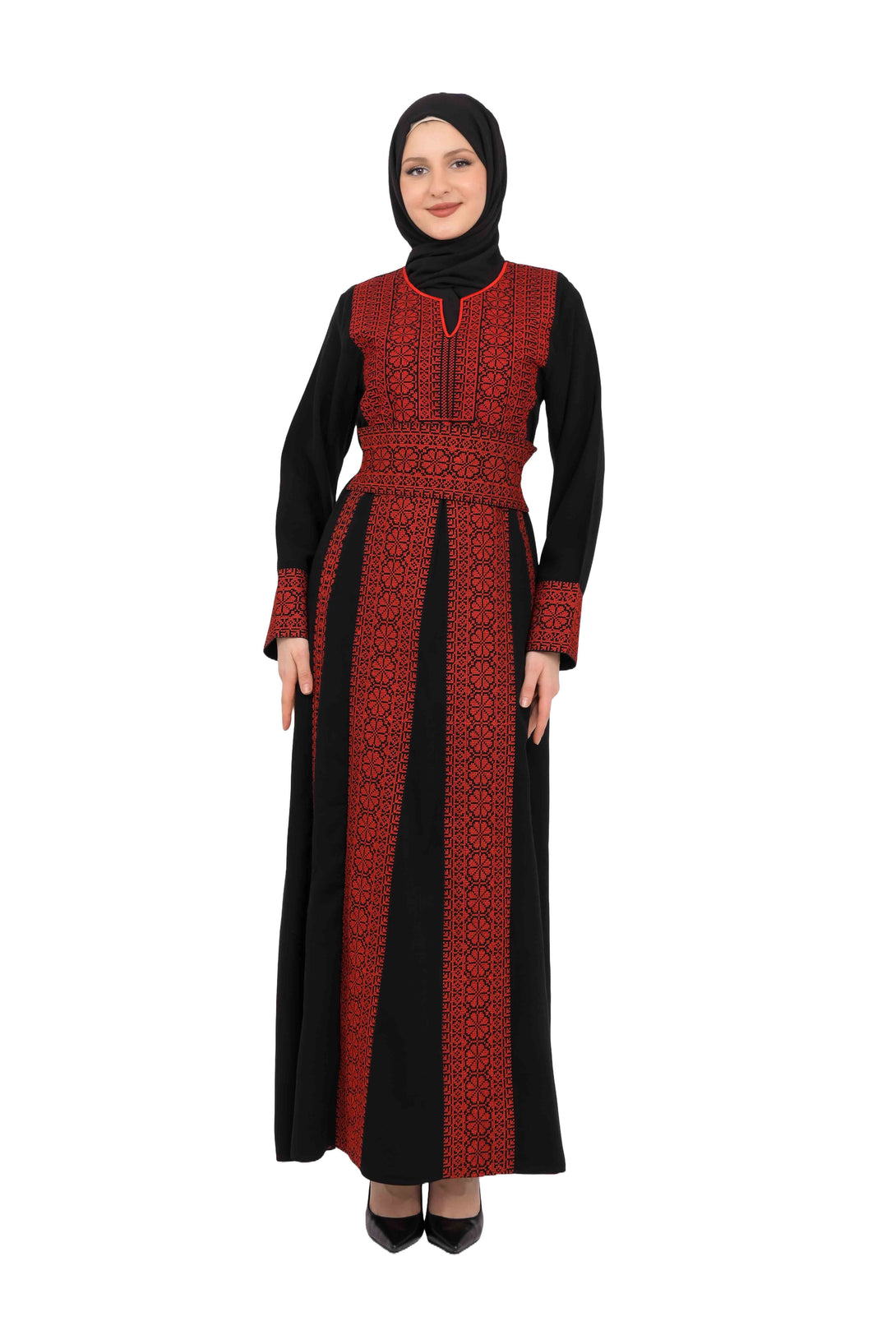 Zaytoon Gift Dress Zaytoon® Women’s Thobe Dress with Traditional Palestinian Embroidery