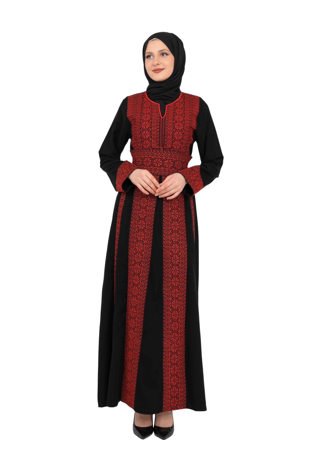 Zaytoon Gift Dress Zaytoon® Women’s Thobe Dress with Traditional Palestinian Embroidery