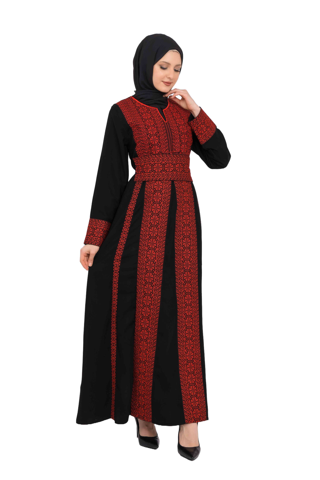 Zaytoon Gift Dress Zaytoon® Women’s Thobe Dress with Traditional Palestinian Embroidery