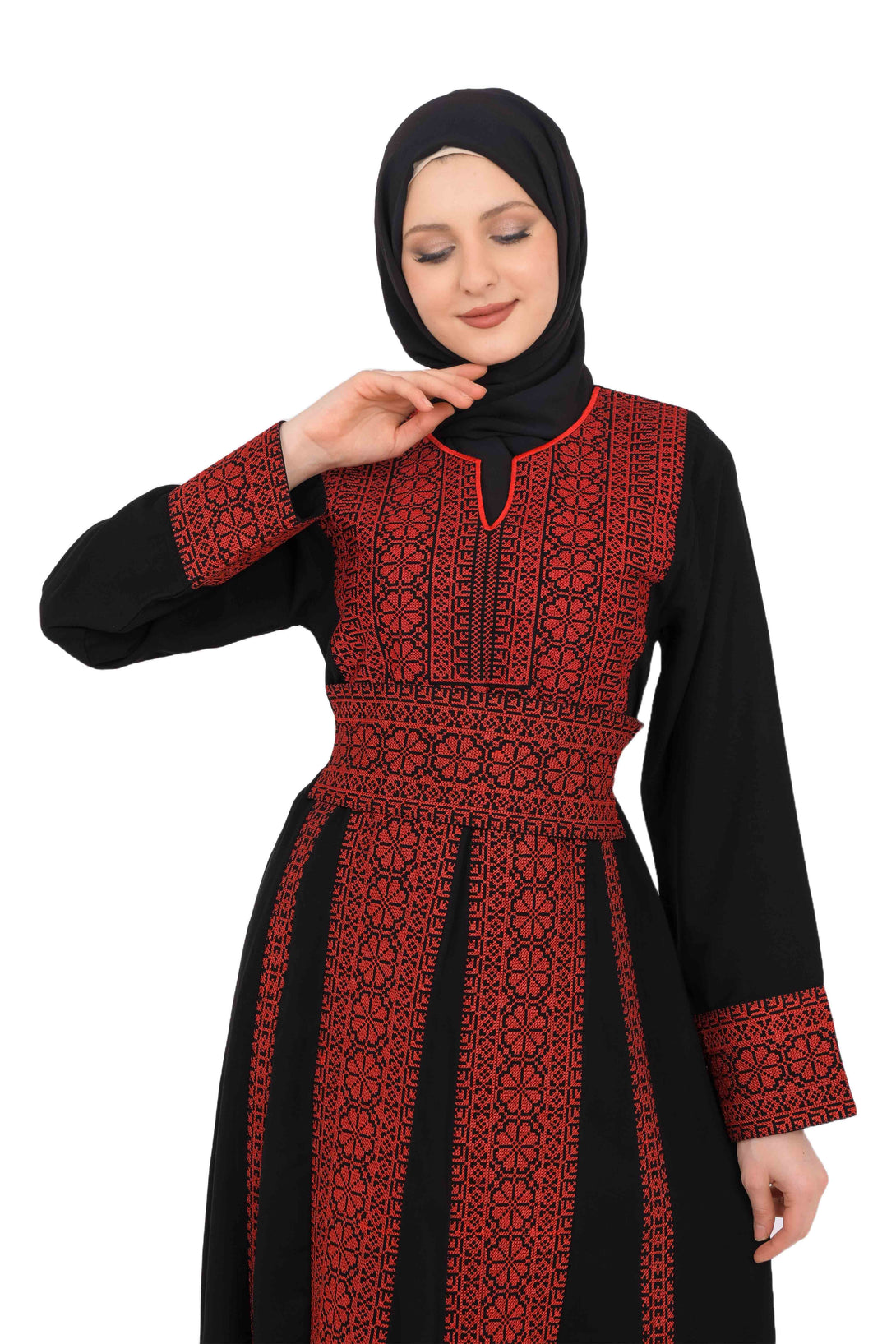 Zaytoon Gift Dress Zaytoon® Women’s Thobe Dress with Traditional Palestinian Embroidery