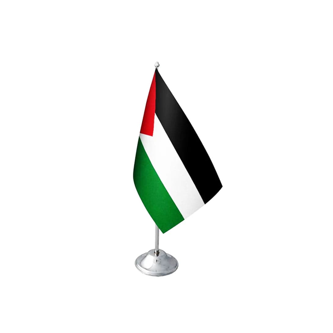 Zaytoon Gift Flags Palestine National Satin Printed Table Desk Flag