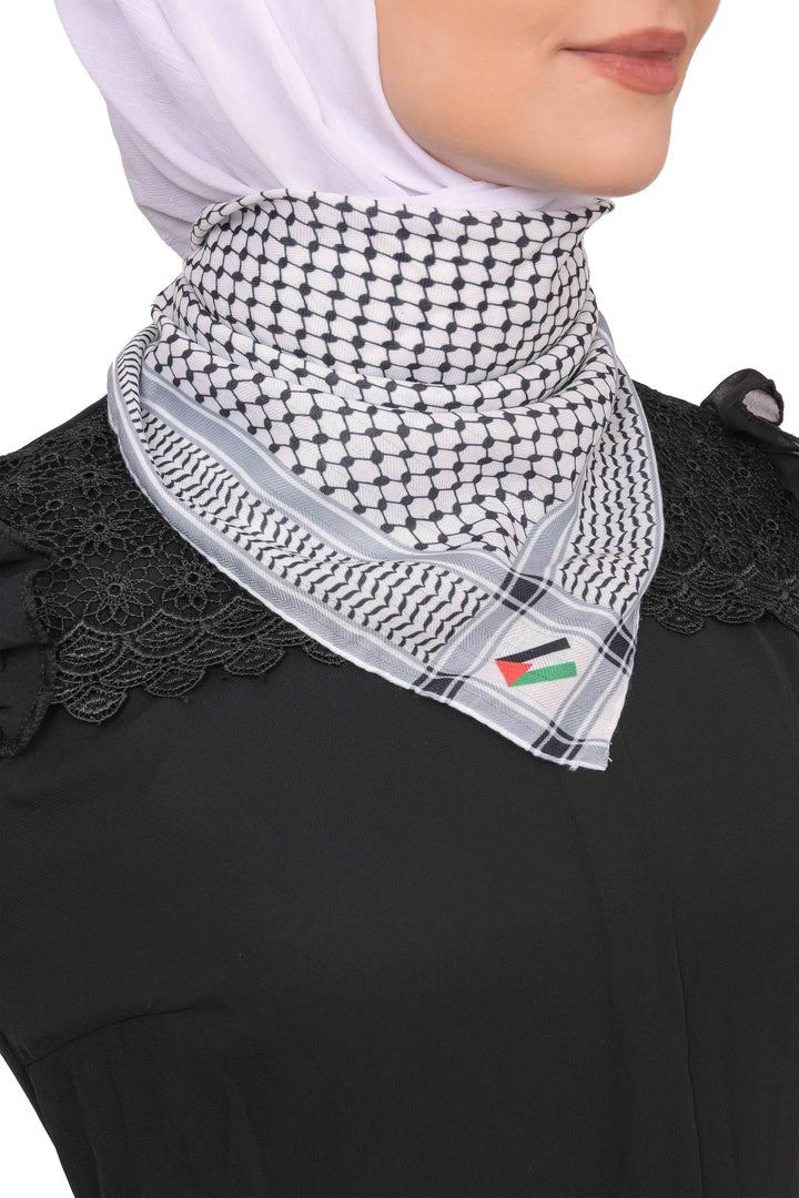 Zaytoon Gift Foular Palestinian Keffiyeh Scarf flag printed