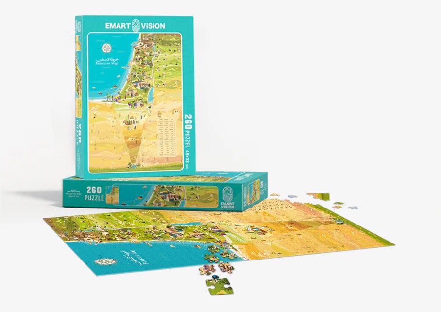 Zaytoon Gift Intelligence games Palestine map puzzle