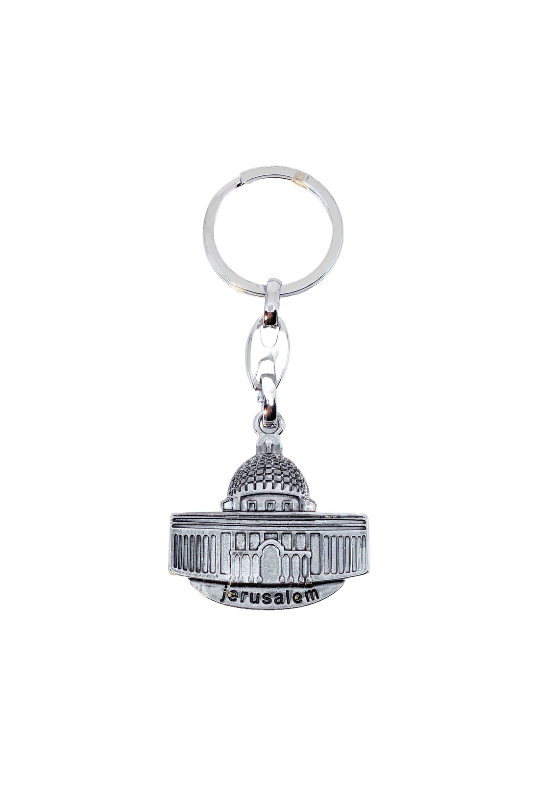 Zaytoon Gift Key chain Palestine Silver Dome Of The Rock Keychain