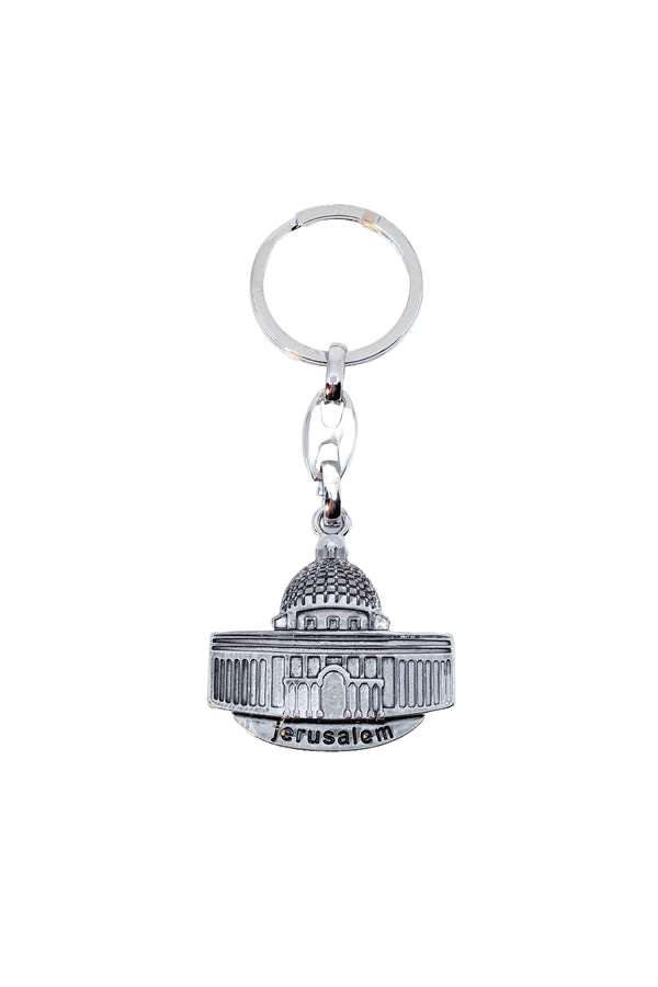 Zaytoon Gift Key chain Palestine Silver Dome Of The Rock Keychain