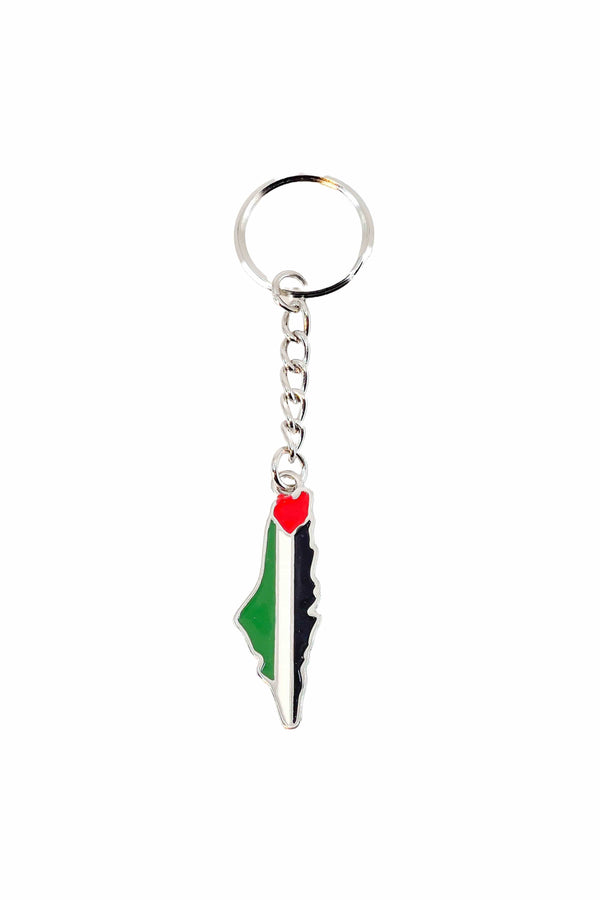 Zaytoon Gift Key chain Unisex Souvenir Palestine Map Flag