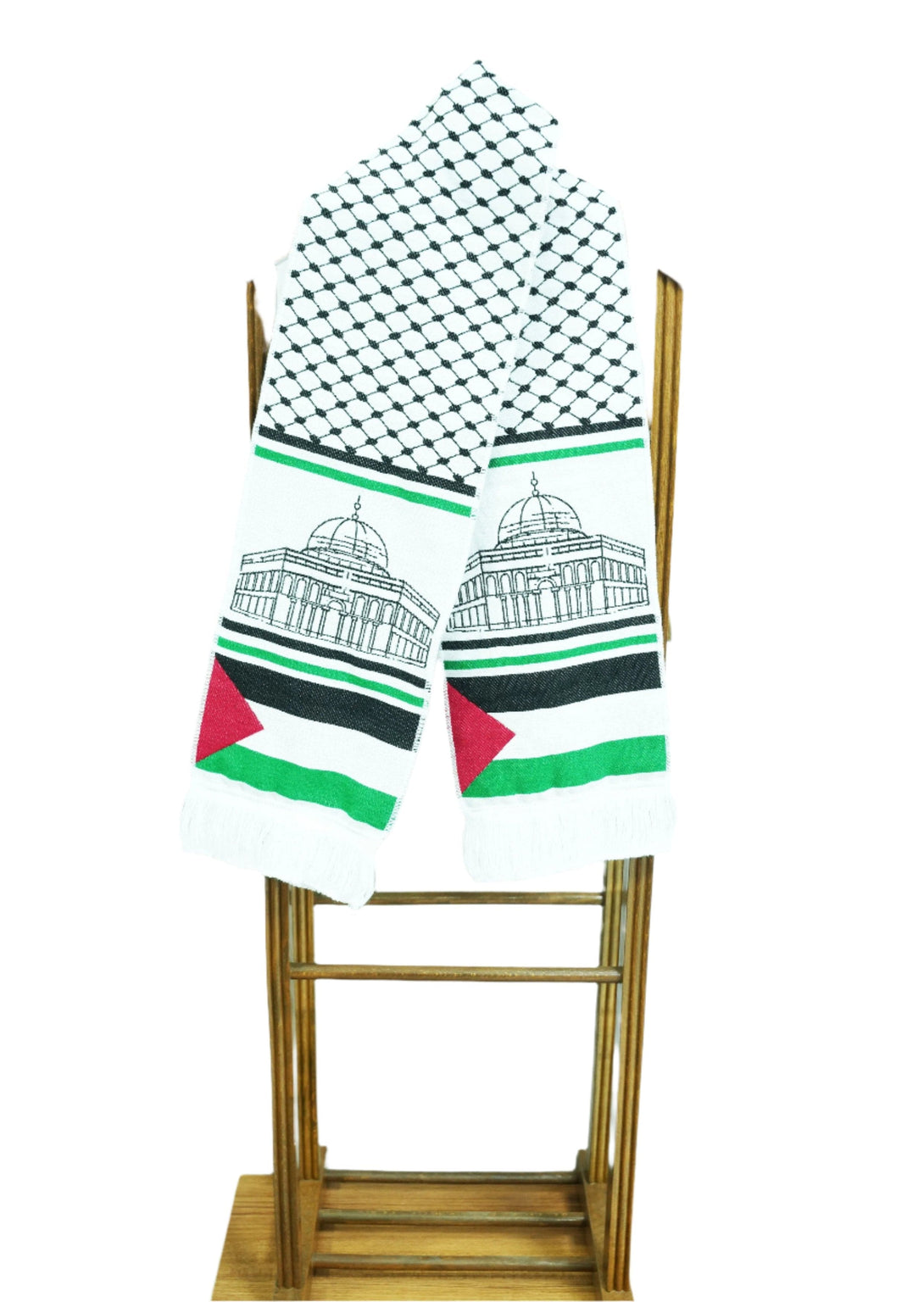 Zaytoon Gift Pushpa Palestine Flag Scarf Keffiyeh Map Jerusalem Al Aqsa