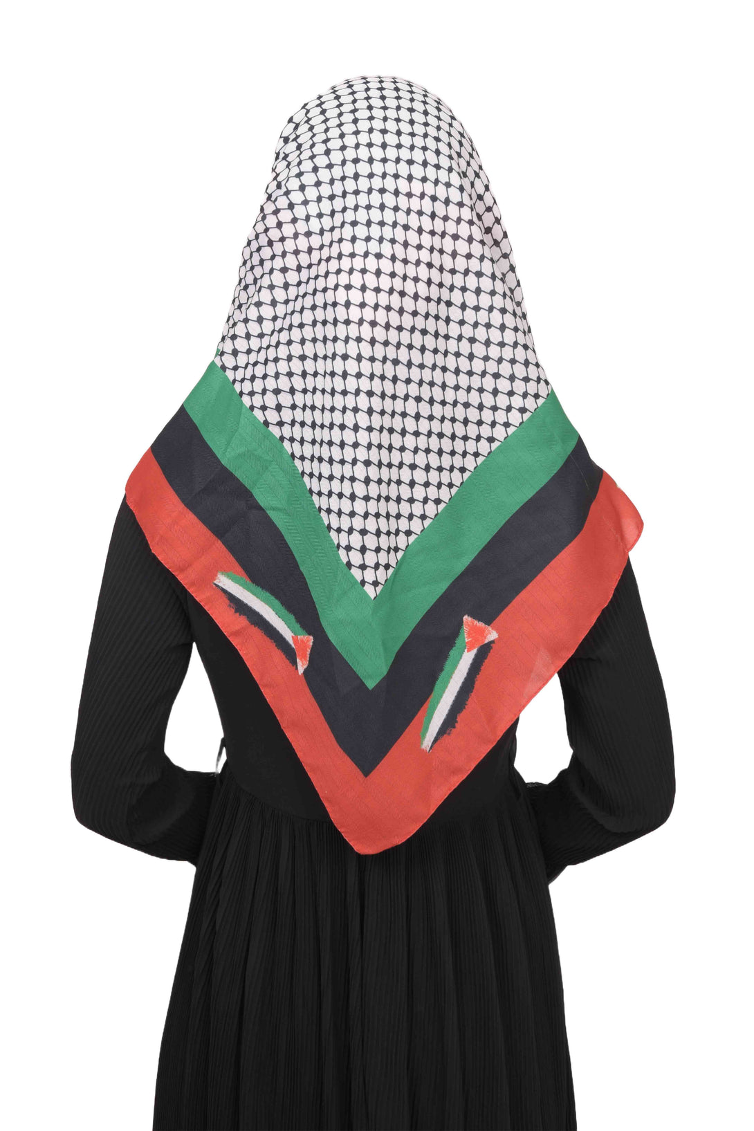 Zaytoon Gift Scarf Palestine scarf For women hijab keffiyeh Palestine flag Color