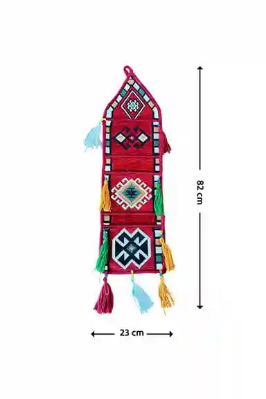 Zaytoon Gift Set Traditional Embroidered Zaytoon® 23*82 Palestinian Traditional Embroidered Wall Decor Hanger