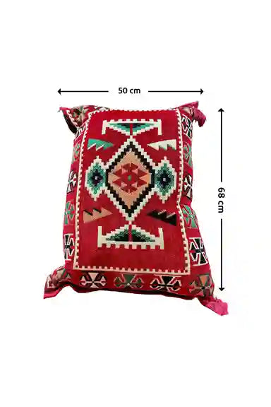 Zaytoon® 50*68 Traditional Palestinian Embroidered Pillow Case Large Volume 1 Piece