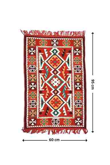 Zaytoon® 60*95 Palestinian Traditional Embroidered Small Volume Living Room Carpet