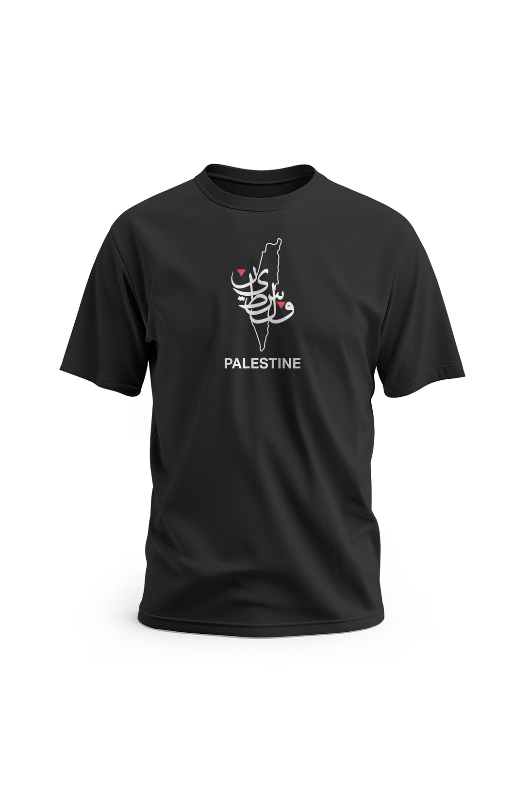 Zaytoon Gift T-shirt Black / S Free Palestine In Arabic Palestinian Map Jerusalem's City T-Shirt