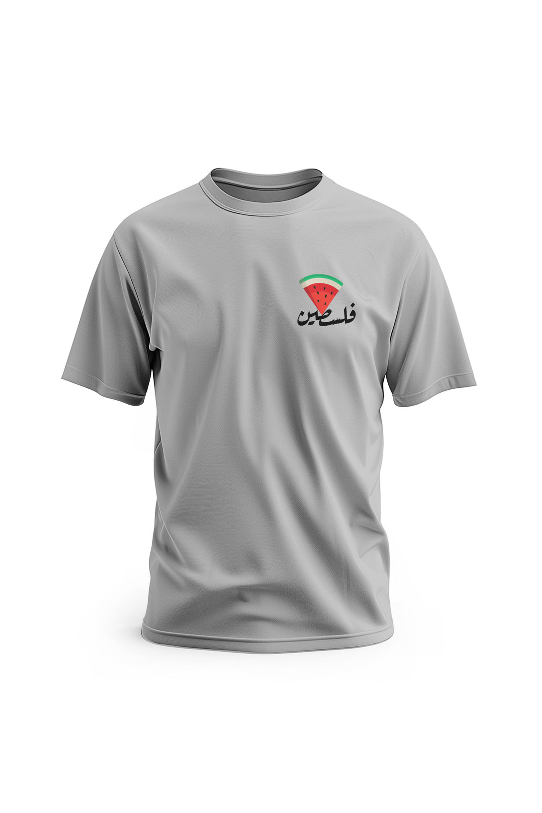 Zaytoon Gift T-shirt Gray / S Palestine Watermelon T-Shirt