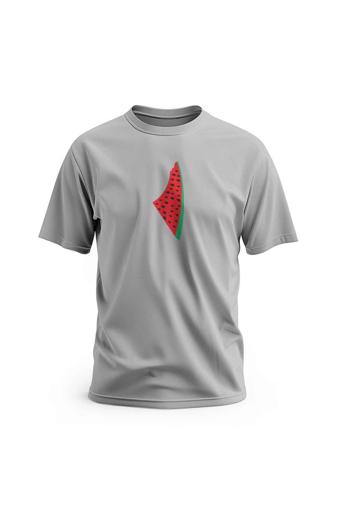 Zaytoon Gift T-shirt Gray / S Watermelon Map Palestine T-Shirt