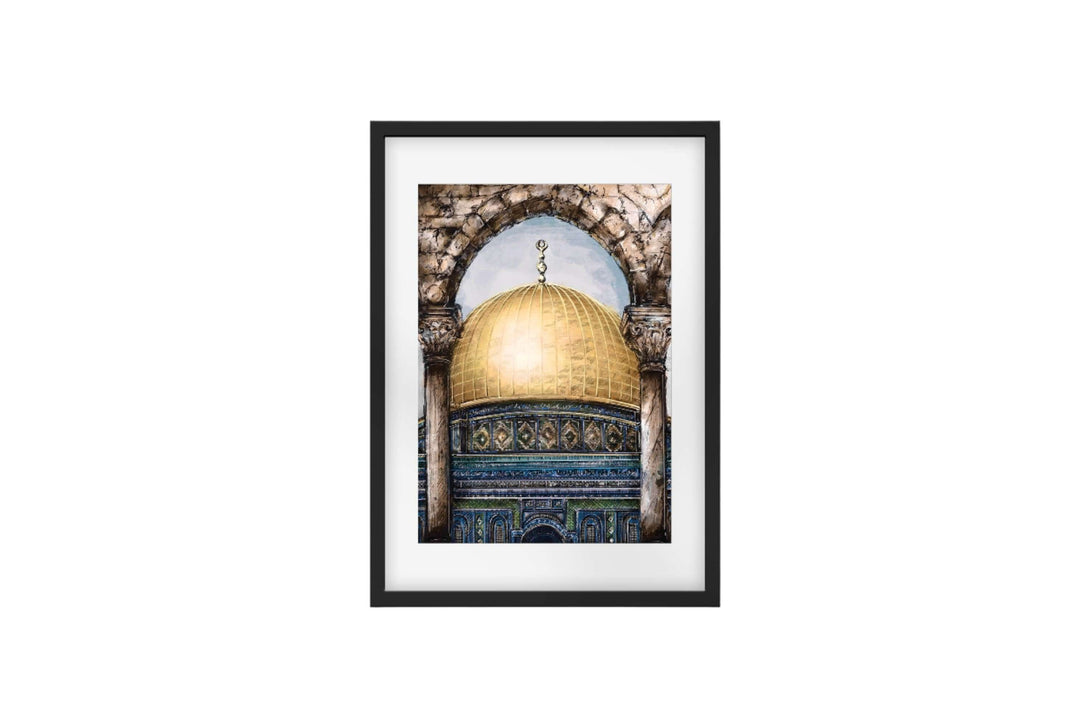 Zaytoon Gift Wall Decorations Al-Aqsa And Dome Of The Rock Digital Art Wall Decor