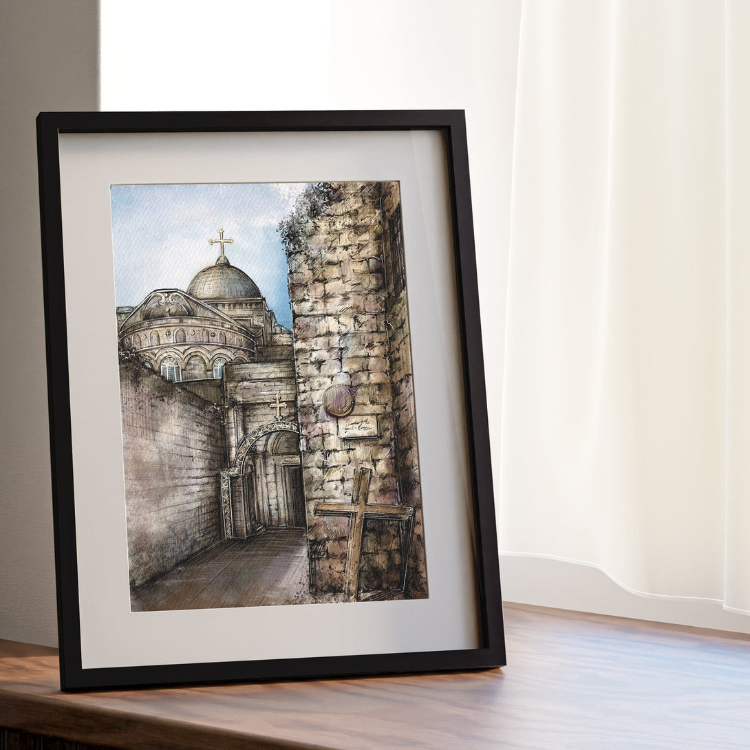 Zaytoon Gift Wall Decorations Church of the Holy Sepulchre Digital Art Wall Art