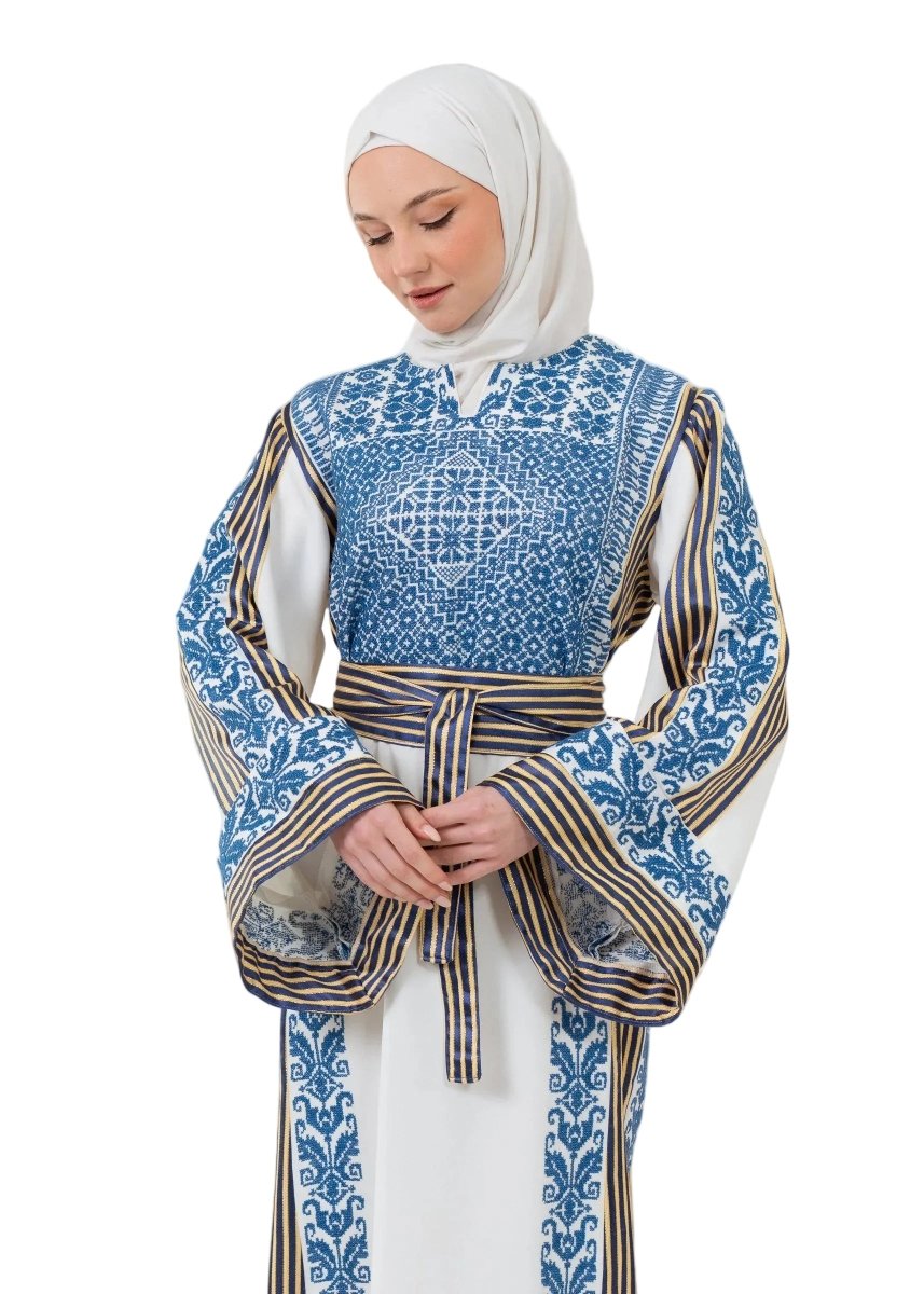 Hand-Embroidered Palestinian Thobe – One-of-a-Kind | Zaytoon – Zaytoon Gift