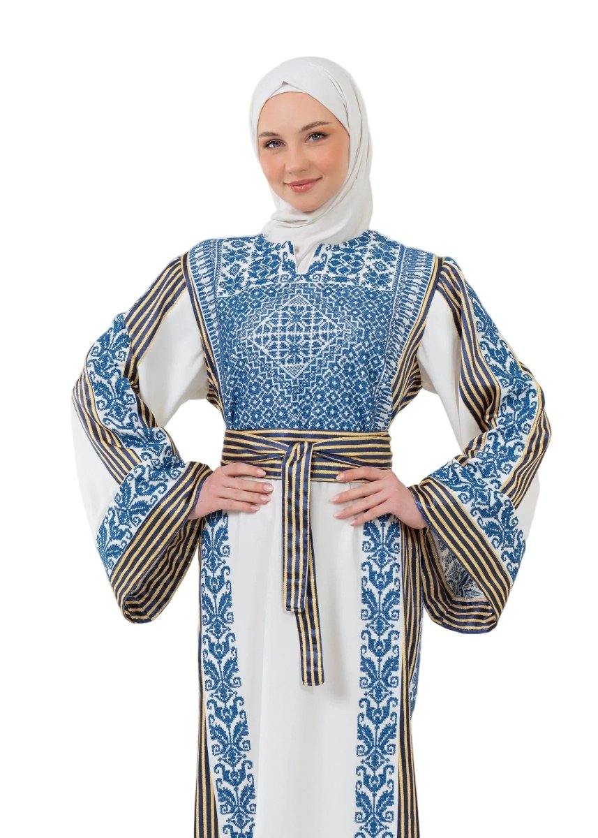 Hand-Embroidered Palestinian Thobe – One-of-a-Kind | Zaytoon – Zaytoon Gift
