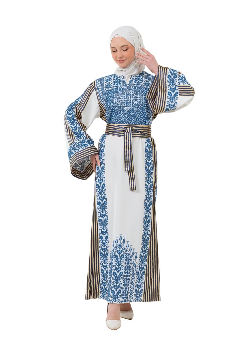 Hand-Embroidered Palestinian Thobe – One-of-a-Kind | Zaytoon – Zaytoon Gift