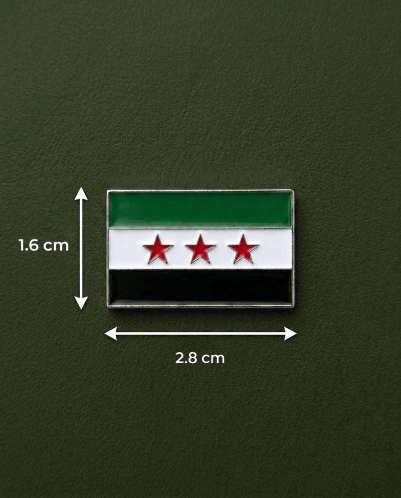 Syria Flag Metal 3D Phone Sticker Arabic Stickers | Zaytoon – Zaytoon Gift